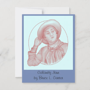 Tarjeta De Agradecimiento "Calamity Jane" Notecard