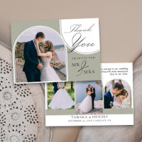 Caligrafía del Boda de fotografía Sage Green 4 Arc