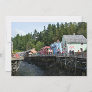 Tarjeta De Agradecimiento Calle Creek en Ketchikan