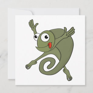 Tarjeta De Agradecimiento Camaleón impresionante