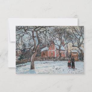 Tarjeta De Agradecimiento Camille Pissarro - Castaños en Louveciennes