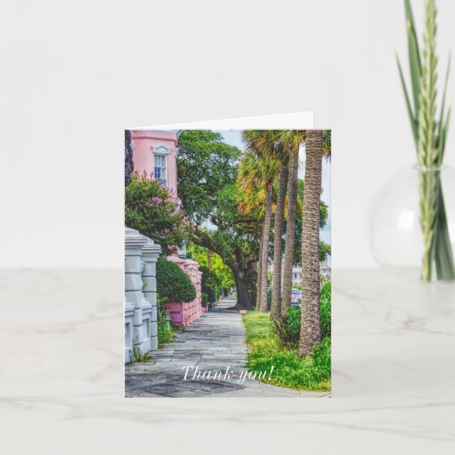 Tarjeta De Agradecimiento Caminar Por La Fila Arcoiris Gracias (Anverso)