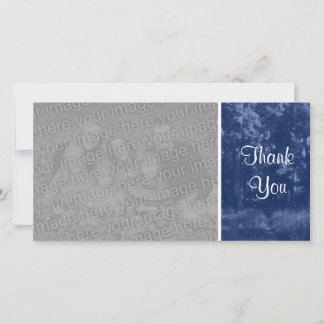 Tarjeta De Agradecimiento Camino de Woodland - Gracias - Azul