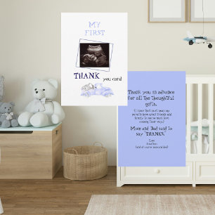 Tarjeta De Agradecimiento Camión de ultrasonido gracias a Baby Point View
