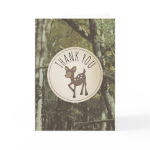 Camouflage Deer Baby Shower Gracias