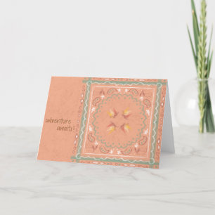 Tarjeta De Agradecimiento Camping Bandana Card