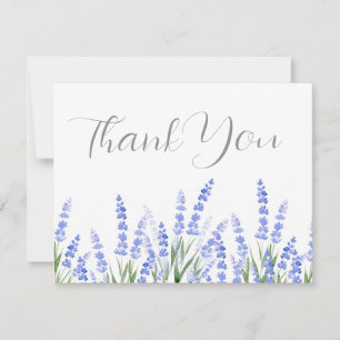 Tarjeta De Agradecimiento Campo de Lavanda 2