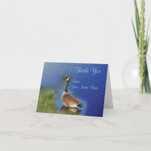 Tarjeta De Agradecimiento Canadá Goose Art Nature Gracias