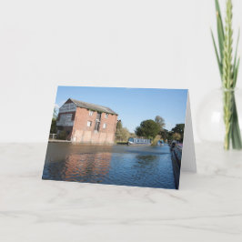 Tarjeta De Agradecimiento Canal de Llangollen Inglaterra