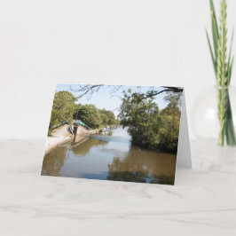 Tarjeta De Agradecimiento Canal de Macclesfield Superior Poynton Cheshire