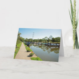 Tarjeta De Agradecimiento Canal de Macclesfield Superior Poynton Cheshire