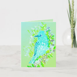 Tarjeta de agradecimiento : Canario