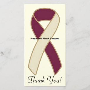 Tarjeta De Agradecimiento Cáncer de cabeza y cuello