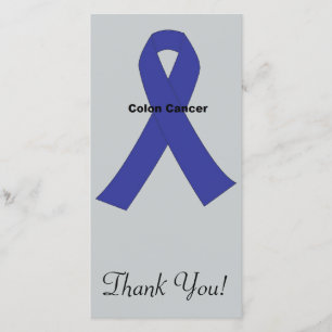 Tarjeta De Agradecimiento Cáncer de colon
