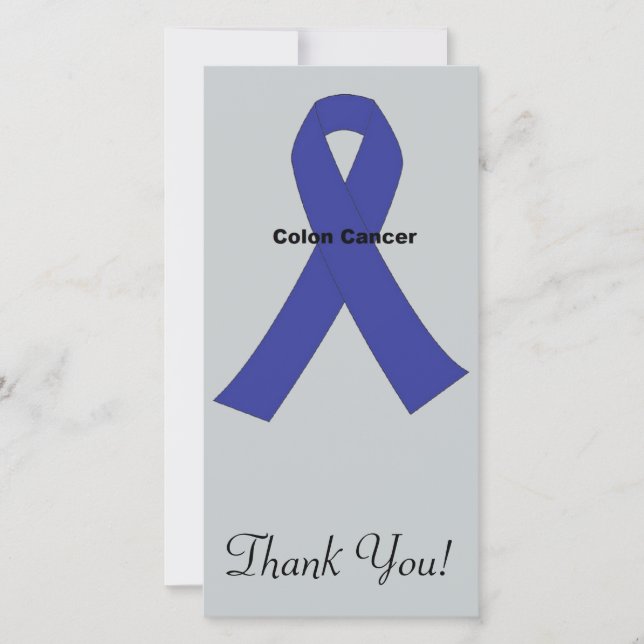 Tarjeta De Agradecimiento Cáncer de colon (Anverso)