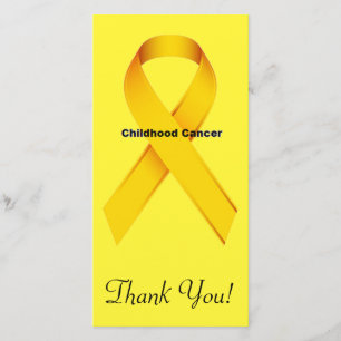Tarjeta De Agradecimiento Cáncer de la niñez