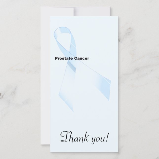 Tarjeta De Agradecimiento Cáncer de próstata (Anverso)