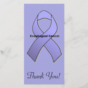 Tarjeta De Agradecimiento Cáncer del esófago