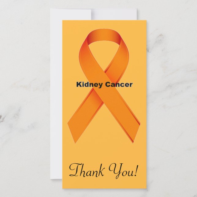 Tarjeta De Agradecimiento Cáncer del riñón (Anverso)