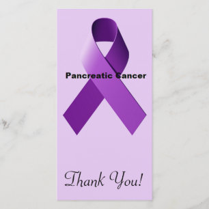 Tarjeta De Agradecimiento Cáncer pancreático