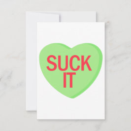 Tarjeta De Agradecimiento Candy Heart - CHÚPALA