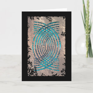 Tarjeta De Agradecimiento Cañones de habla rock, Nuevo México