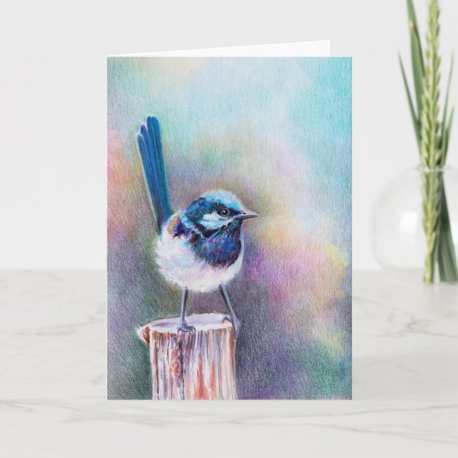 Tarjeta De Agradecimiento Cantando en el nuevo día - (Anverso)