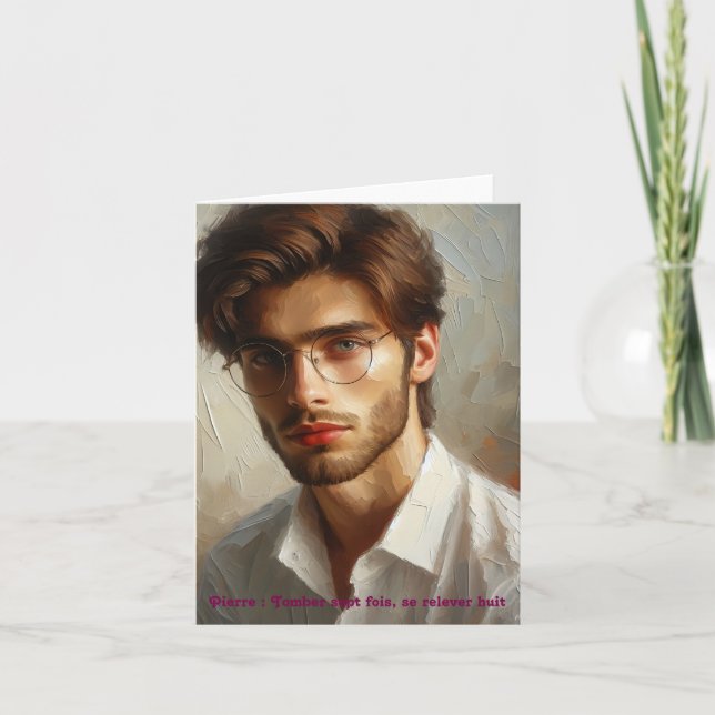 Tarjeta De Agradecimiento Cap sur l’Avenir, carte pour tous (Anverso)