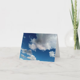 Tarjeta De Agradecimiento Capas de nubes