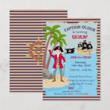 Capitán de la Fiesta de Cumpleaños del Barco Pirat