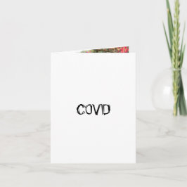 Tarjeta De Agradecimiento caprichosa foto animada COVID podemos lamer esto"