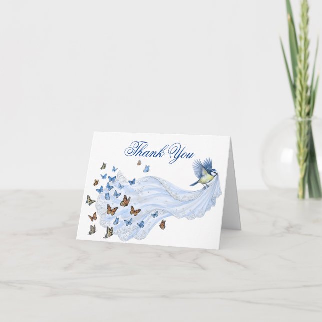 Tarjeta De Agradecimiento Caprichosa Velada de Despedida de Soltera Princesa (Anverso)
