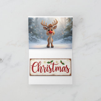 Tarjeta De Agradecimiento card with christmas writing and christmas images