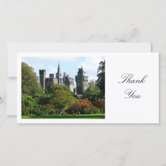 Tarjeta De Agradecimiento Cardiff Castle - Gracias