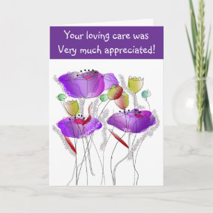 Tarjeta De Agradecimiento Cargador Gracias Card Floral