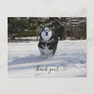 Tarjeta de agradecimiento Cargando a través