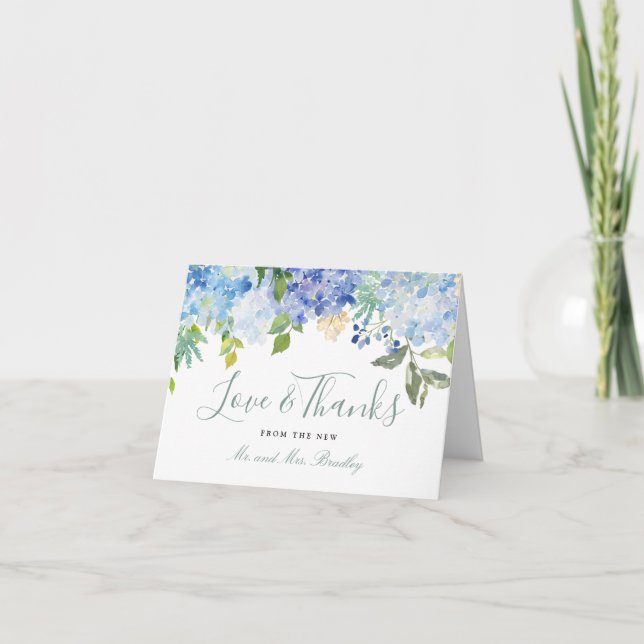 Tarjeta De Agradecimiento Carolina Bloom Bouquet | Gracias (Anverso)