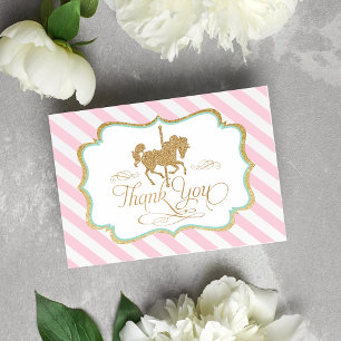 Tarjeta de agradecimiento Carousel