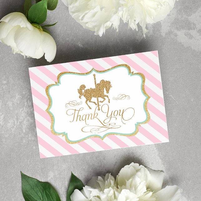 Tarjeta de agradecimiento Carousel (Subido por el creador)