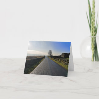 Tarjeta De Agradecimiento Carreteras rurales