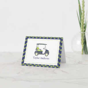Tarjeta De Agradecimiento Carro de golf de Palm Beach