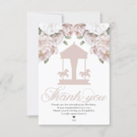 Carrusel Floral Soft Pink Birday