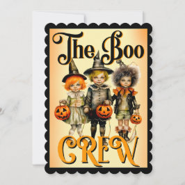 Tarjeta De Agradecimiento Cartas de Halloween retro divertidas