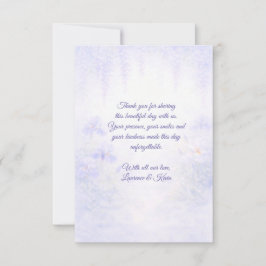 Tarjeta De Agradecimiento Carte De Remerciements Elegant Botanical Wedding