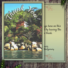 Tarjeta De Agradecimiento Casa Bahia Bonita Gracias 0759