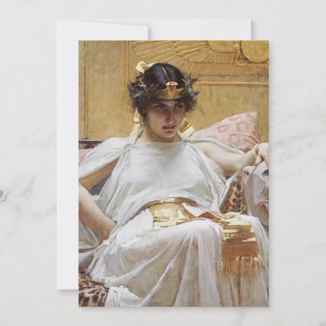 Tarjeta De Agradecimiento Casa de agua John William - Cleopatra (Anverso)