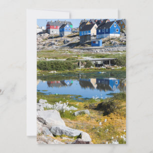 Tarjeta De Agradecimiento Casas en Groenlandia