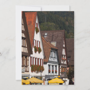 Tarjeta De Agradecimiento Casas tradicionales de Alemania