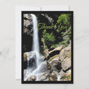 Tarjeta De Agradecimiento Cascada