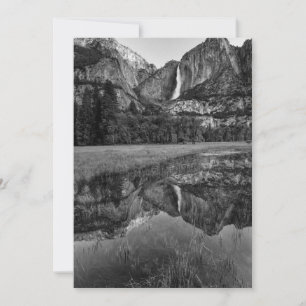 Tarjeta De Agradecimiento Cascada Alta de Yosemite Escénica